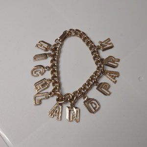 Highland Park Metal Charm Bracelet